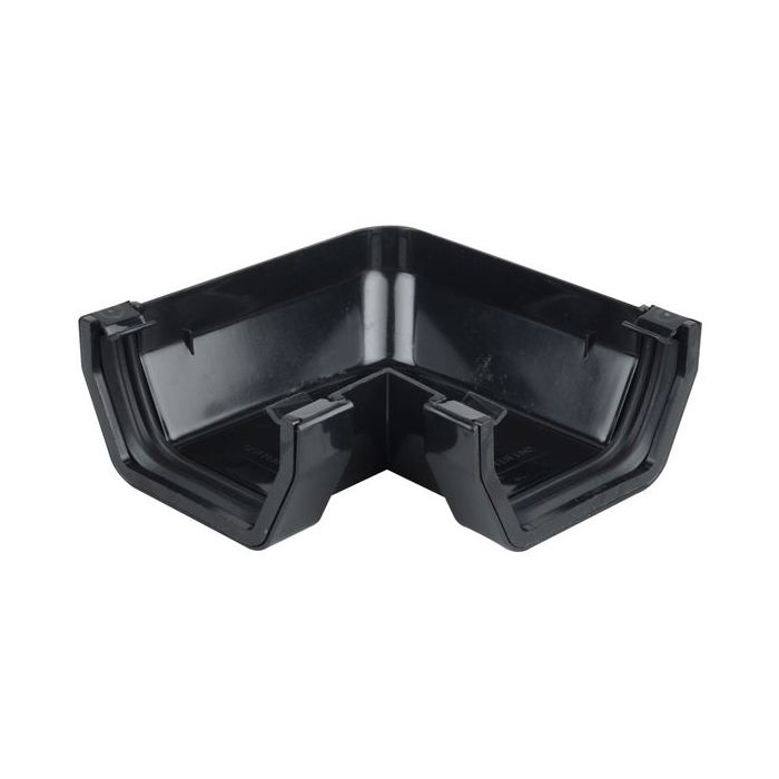 Wavin Osma SquareLine 90deg squareline angle 4" Black