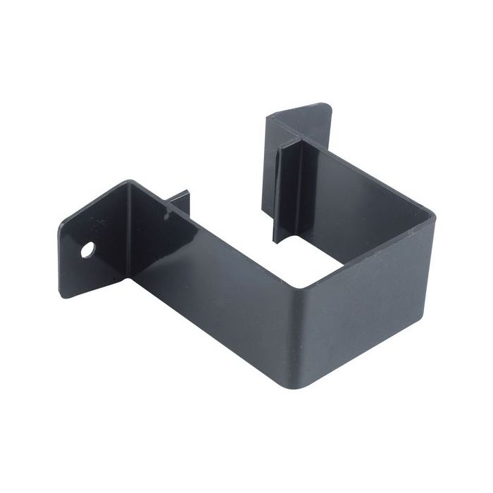 4T833B Black PVC SQUARELINE PIPE BRCKET-SO