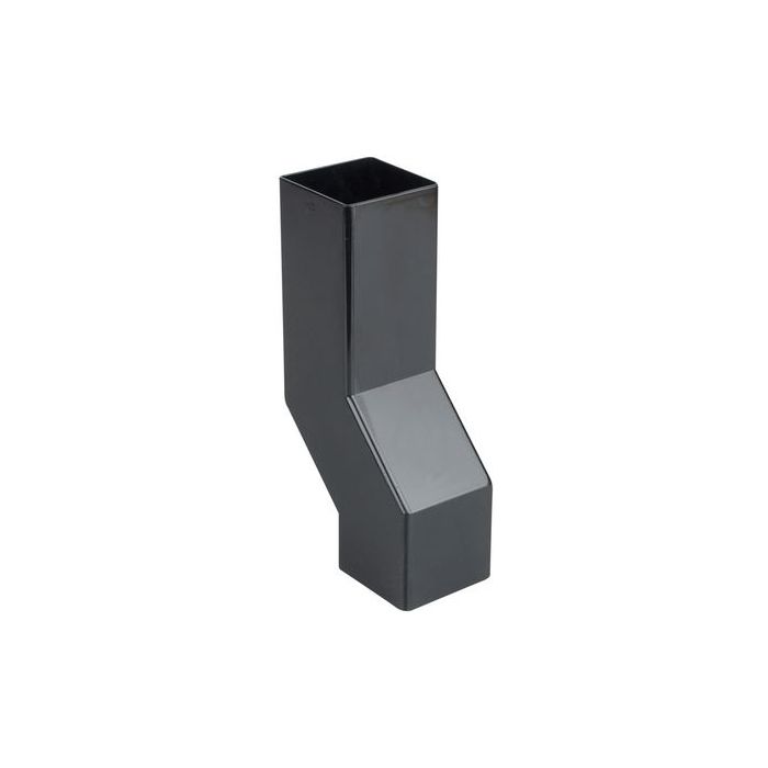 Wavin Osma SquareLine wall offset 2.1/4" Black