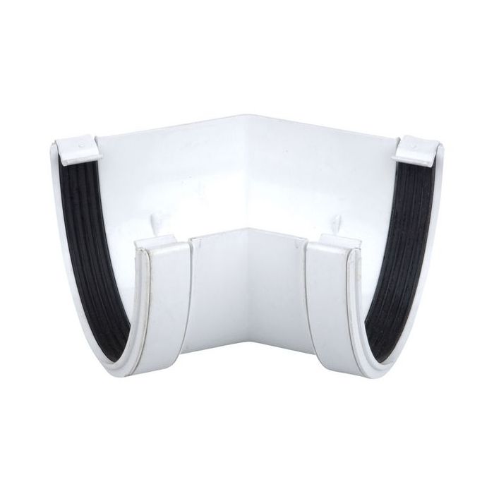 Wavin Osma DeepLine 45deg gutter angle White