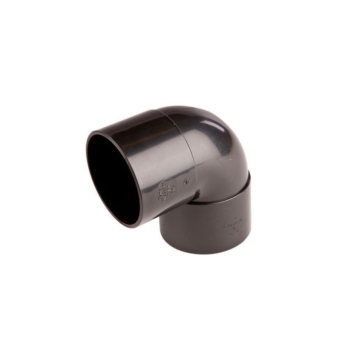 Wavin OsmaWeld ABS knuckle bend 50mm Black