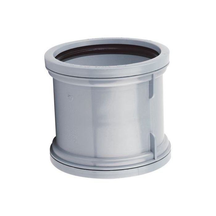 Wavin OSMAS PVC-U PIPE COUPLER GY 110