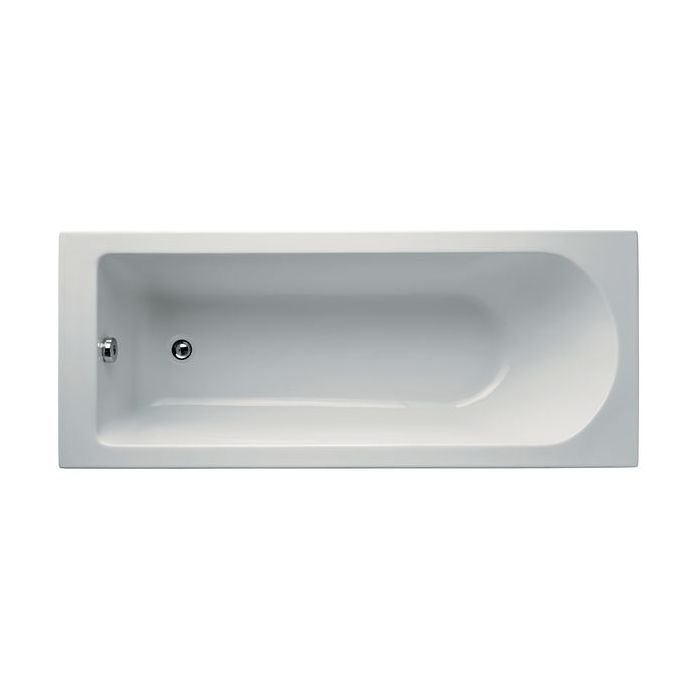 Ideal Standard Tesi idealform bath without tap holes 1700 x 700mm