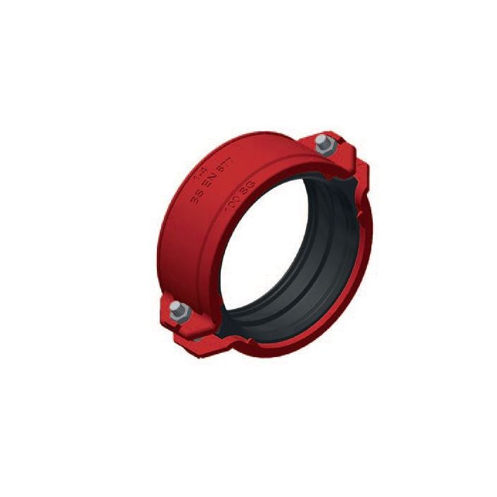 70MM  COUPLING - TWO PIECE DUCTILE EC002