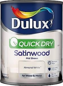 Du Quick Dry Satinwood Pure Brilliant White 750Ml