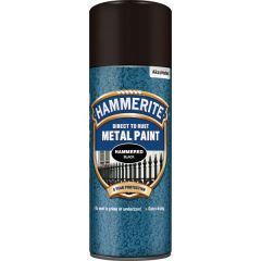 Direct To Rust Metal Paint Hammered Black 400Ml