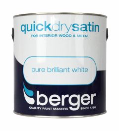 Berger Quick Dry Satin 2.5L Brilliant White
