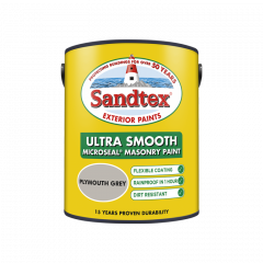 Sandtex Smooth Masonry 5L Plymouth Grey