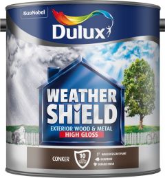 Dulux Weathershield Exterior Gloss 2.5L Conker