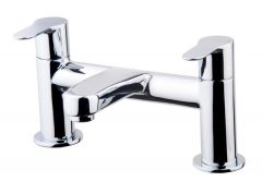 Wolseley Own Brand Nabis Corda two tap hole bath filler tap Chrome 