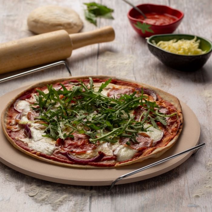 Typhoon Pizza Stone With Serving Rack
