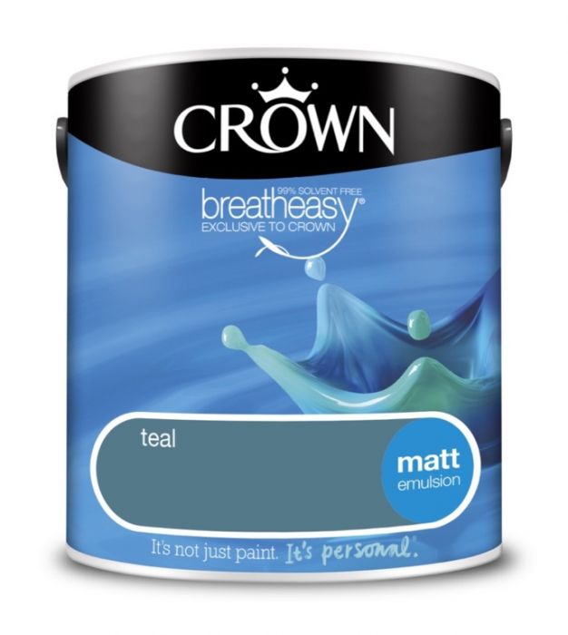 Crown Matt Emulsion 2.5L Teal