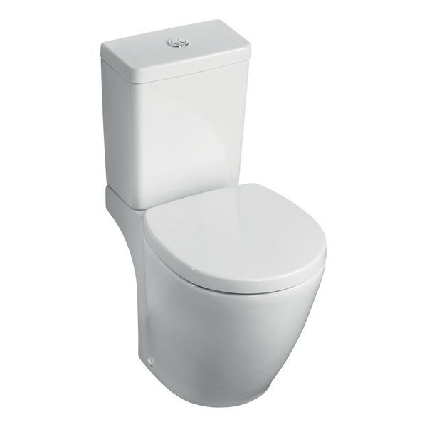 Ideal Standard Concept Space E120501 close coupled horizontal outlet toilet pan White 
